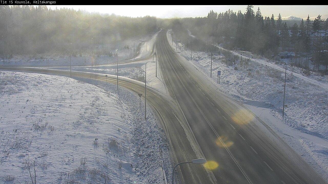 Weather Camera Image Road 15 Kouvola, Keltakangas, Kouvola, Kymenlaakso