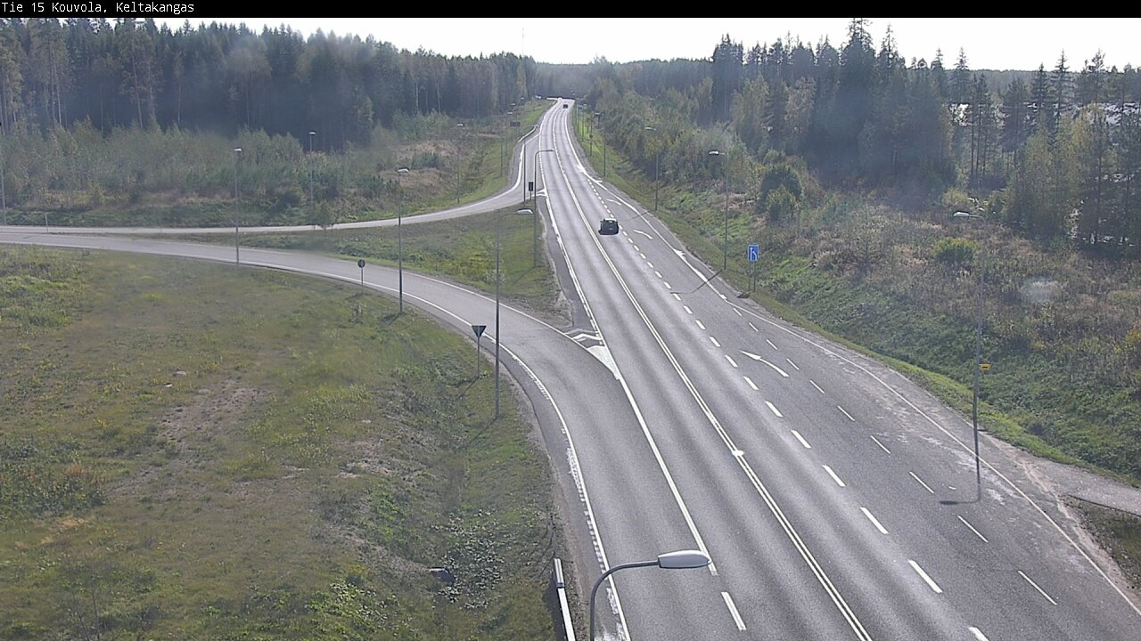 Weather Camera Image Road 15 Kouvola, Keltakangas, Kouvola, Kymenlaakso