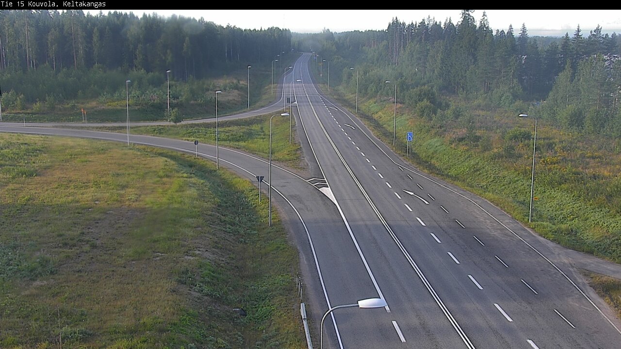 Weather Camera Image Väg 15 Kouvola, Keltakangas, Kouvola, Kymenlaakso