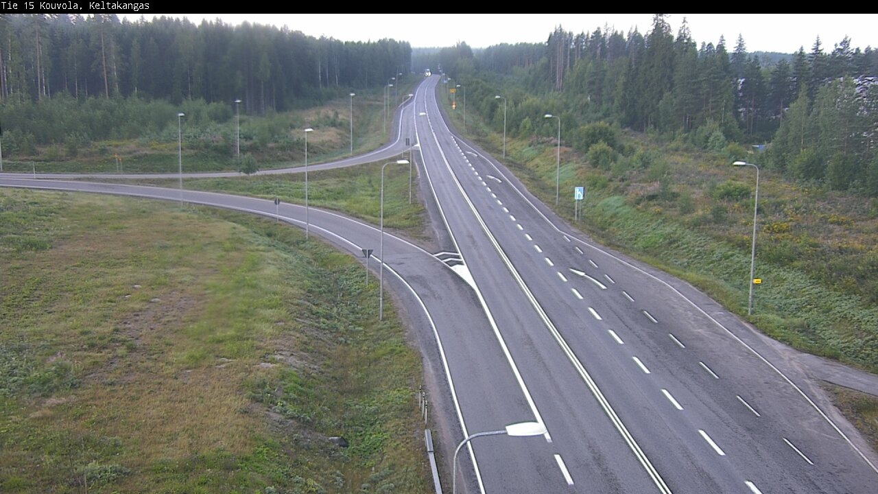 Weather Camera Image Väg 15 Kouvola, Keltakangas, Kouvola, Kymenlaakso