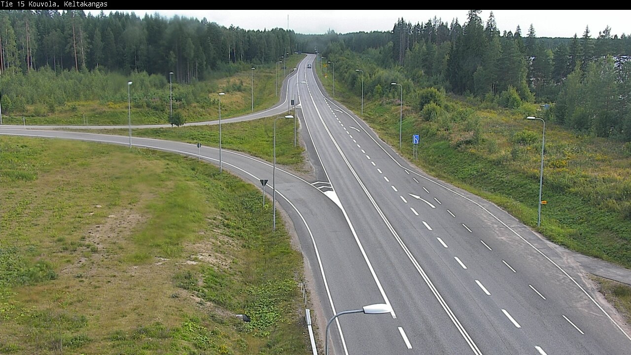 Weather Camera Image Road 15 Kouvola, Keltakangas, Kouvola, Kymenlaakso