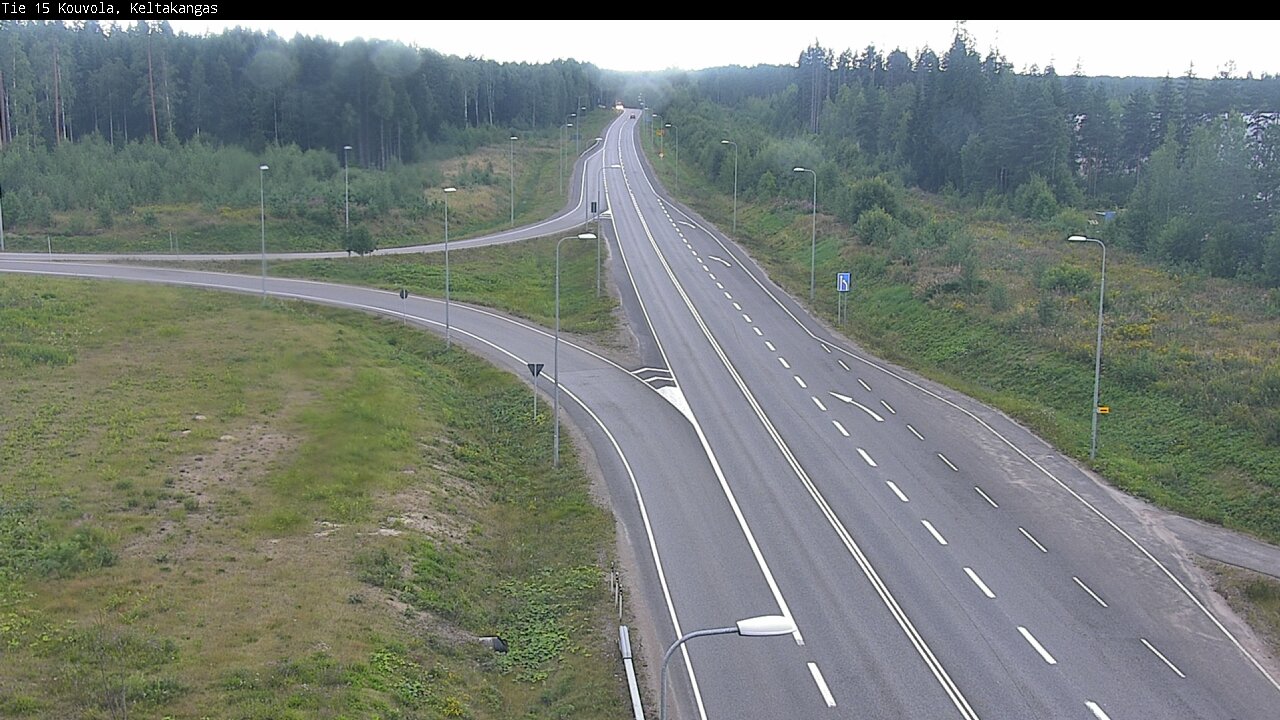 Weather Camera Image Väg 15 Kouvola, Keltakangas, Kouvola, Kymenlaakso