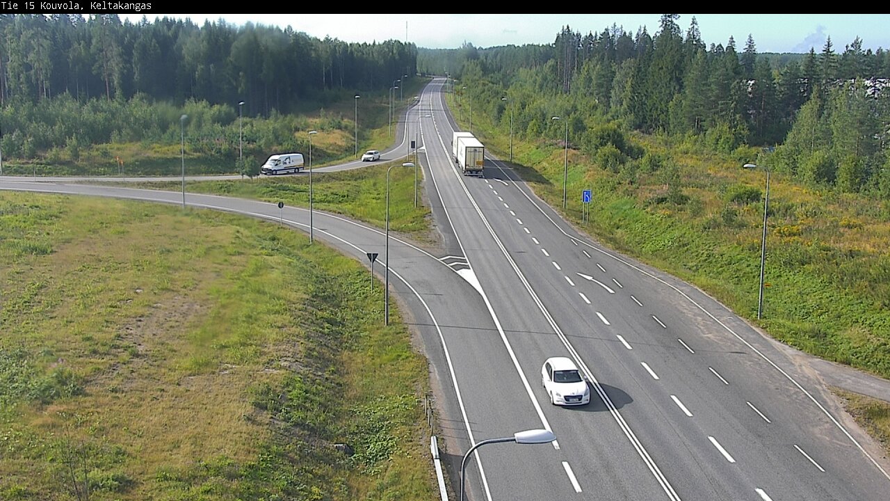 Weather Camera Image Väg 15 Kouvola, Keltakangas, Kouvola, Kymenlaakso