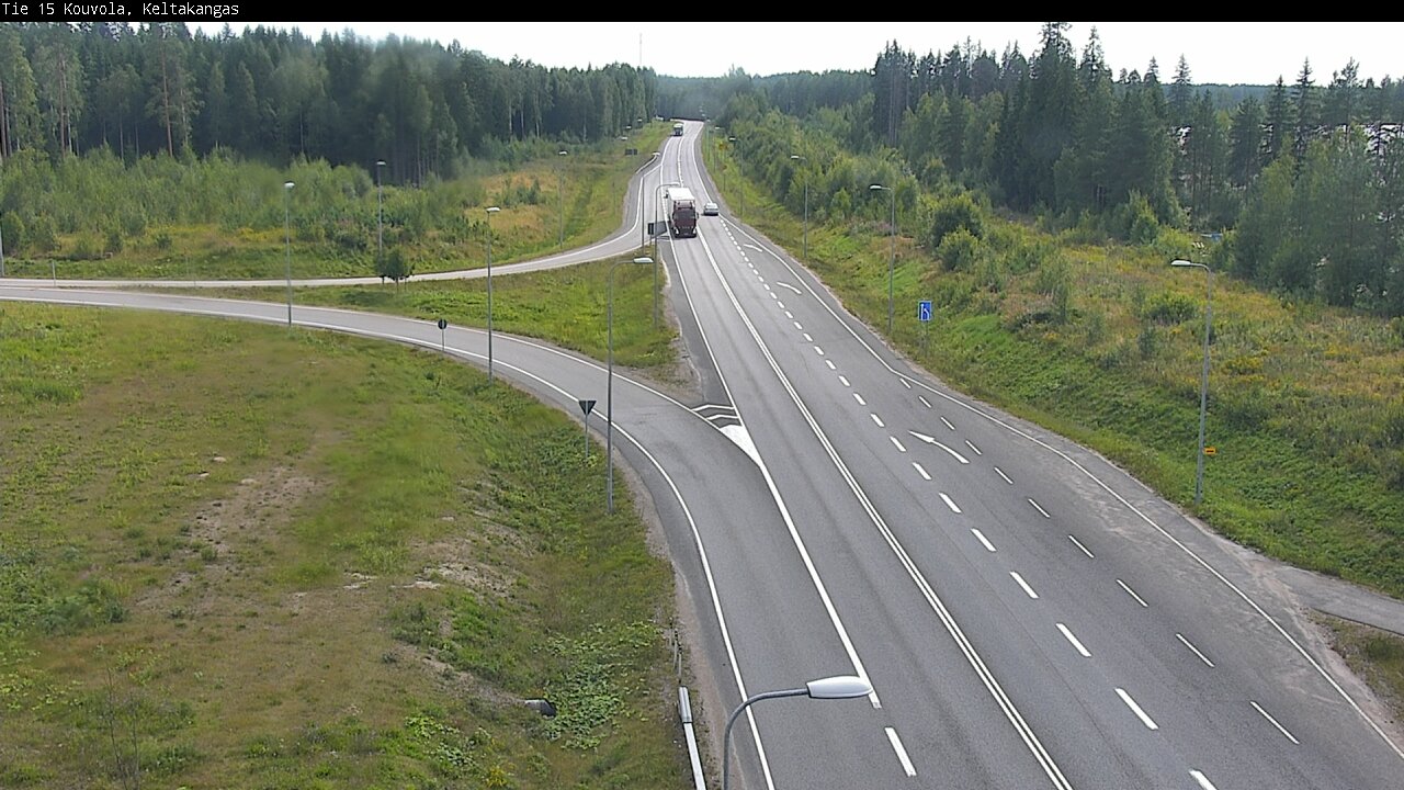 Weather Camera Image Road 15 Kouvola, Keltakangas, Kouvola, Kymenlaakso