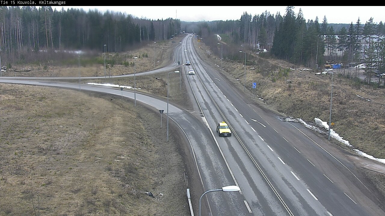 Weather Camera Image Road 15 Kouvola, Keltakangas, Kouvola, Kymenlaakso