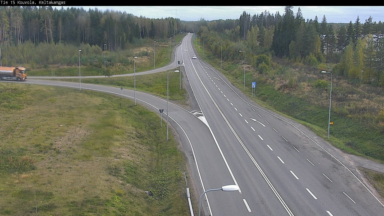 Weather Camera Image Road 15 Kouvola, Keltakangas, Kouvola, Kymenlaakso