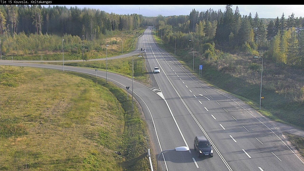 Weather Camera Image Road 15 Kouvola, Keltakangas, Kouvola, Kymenlaakso