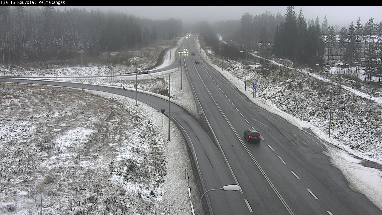 Weather Camera Image Väg 15 Kouvola, Keltakangas, Kouvola, Kymenlaakso