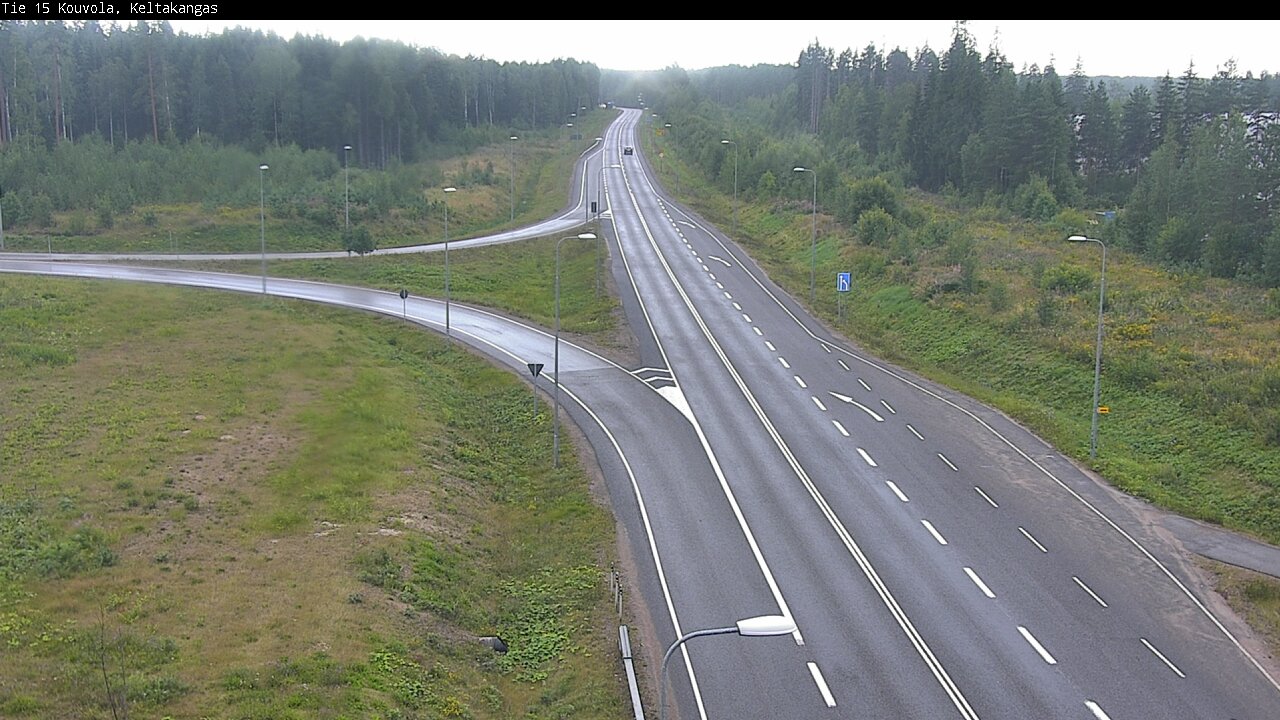 Weather Camera Image Väg 15 Kouvola, Keltakangas, Kouvola, Kymenlaakso