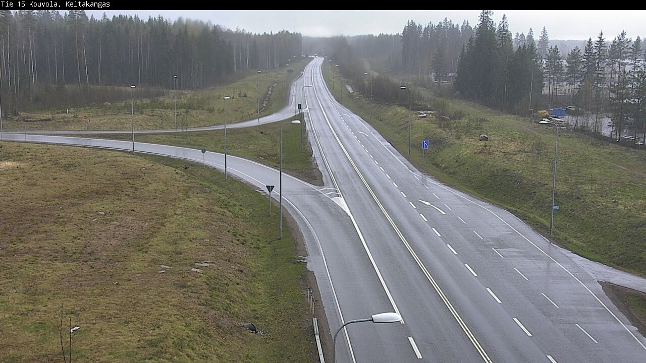 Weather Camera Image Road 15 Kouvola, Keltakangas, Kouvola, Kymenlaakso