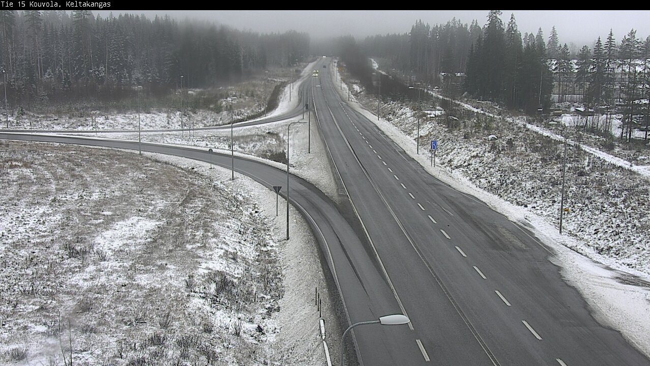 Weather Camera Image Väg 15 Kouvola, Keltakangas, Kouvola, Kymenlaakso