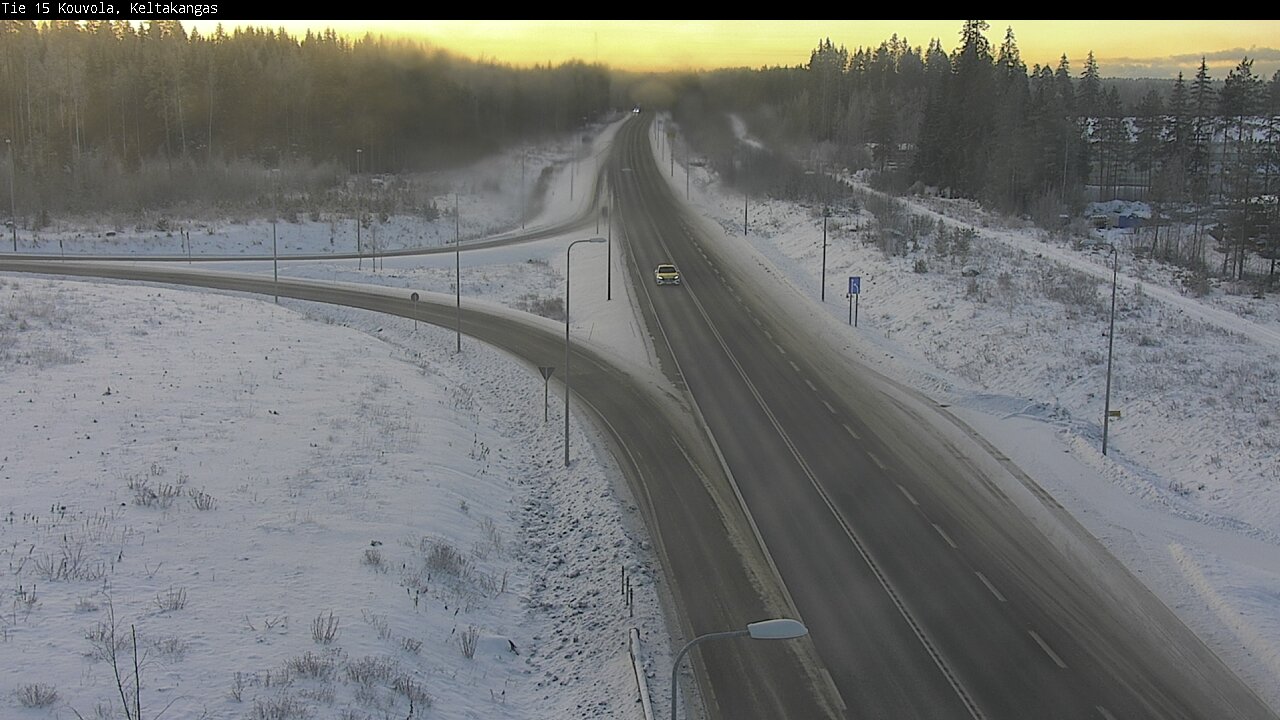 Weather Camera Image Road 15 Kouvola, Keltakangas, Kouvola, Kymenlaakso