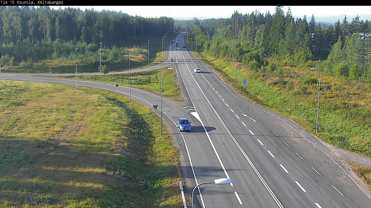 Weather Camera Image Road 15 Kouvola, Keltakangas, Kouvola, Kymenlaakso