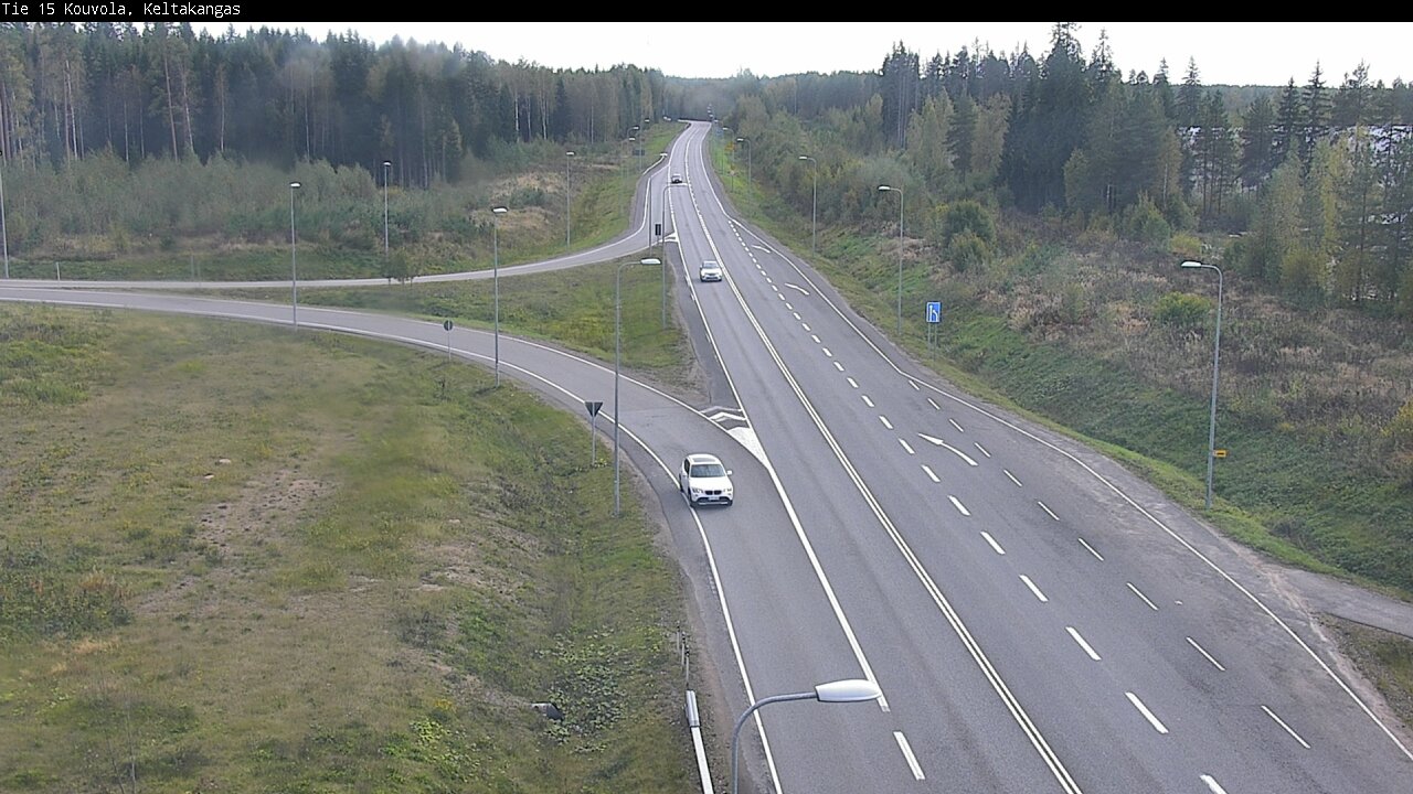 Weather Camera Image Road 15 Kouvola, Keltakangas, Kouvola, Kymenlaakso