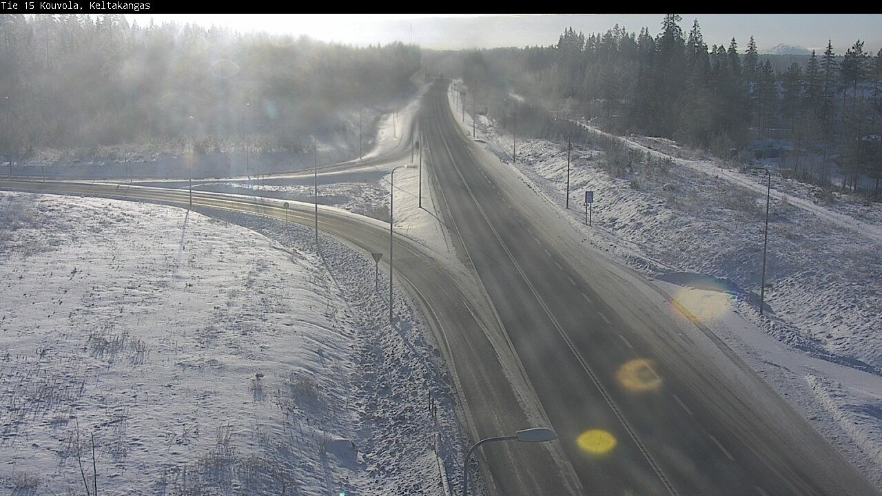 Weather Camera Image Road 15 Kouvola, Keltakangas, Kouvola, Kymenlaakso