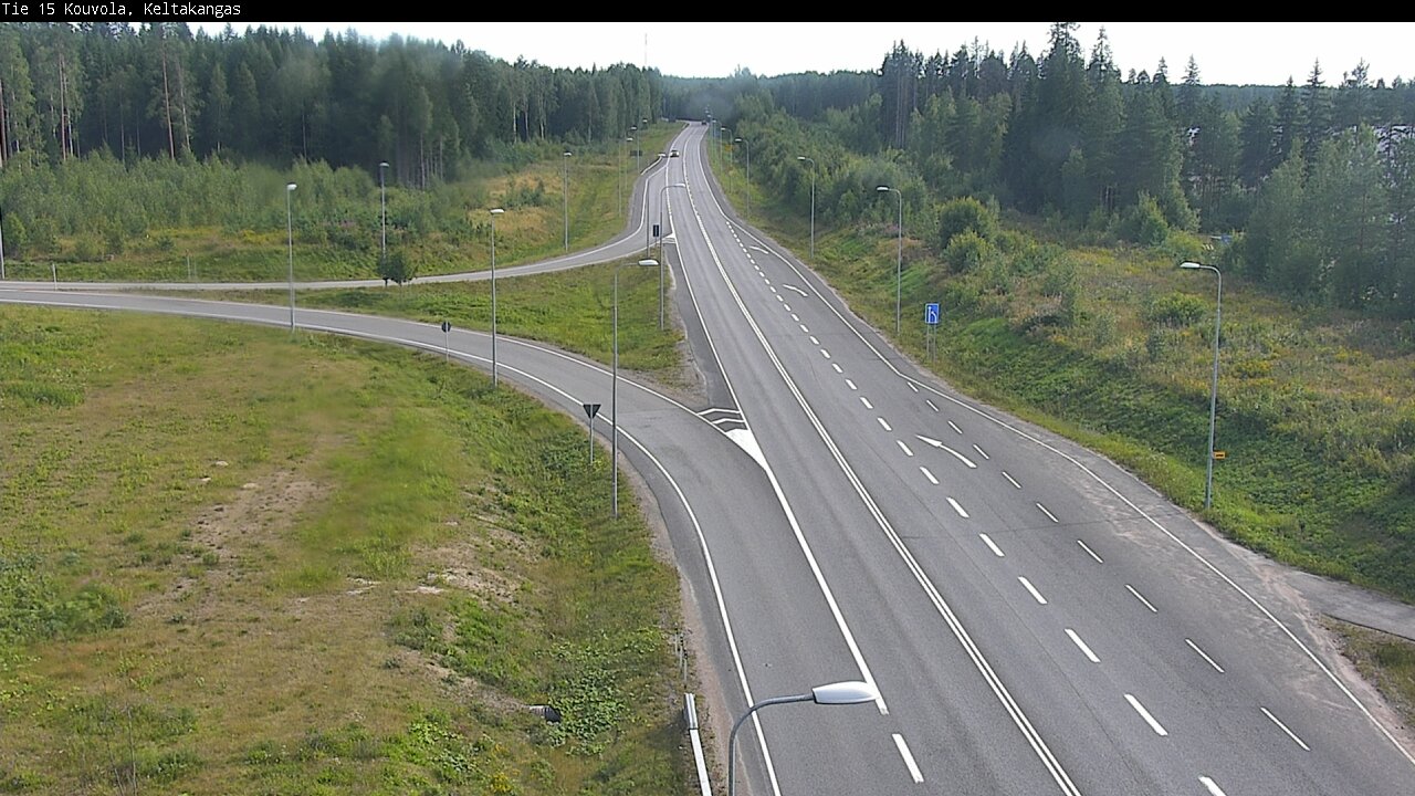 Weather Camera Image Road 15 Kouvola, Keltakangas, Kouvola, Kymenlaakso