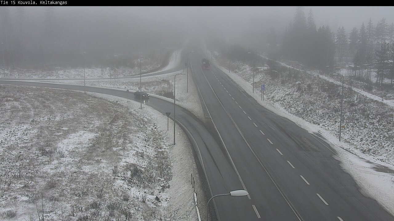Weather Camera Image Väg 15 Kouvola, Keltakangas, Kouvola, Kymenlaakso