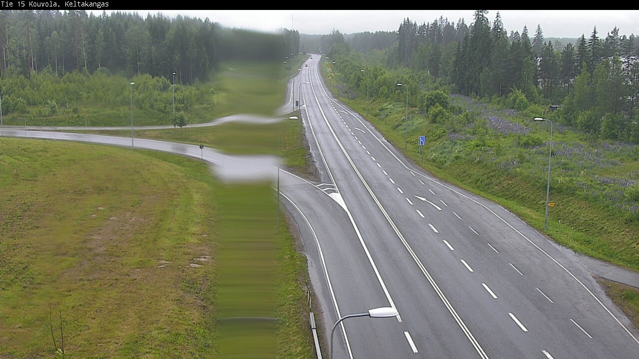 Weather Camera Image Road 15 Kouvola, Keltakangas, Kouvola, Kymenlaakso