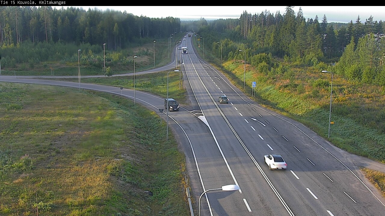 Weather Camera Image Väg 15 Kouvola, Keltakangas, Kouvola, Kymenlaakso
