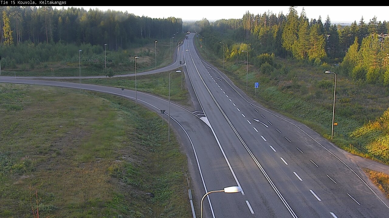 Weather Camera Image Väg 15 Kouvola, Keltakangas, Kouvola, Kymenlaakso
