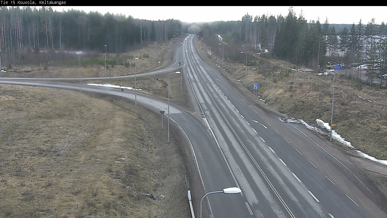Weather Camera Image Road 15 Kouvola, Keltakangas, Kouvola, Kymenlaakso