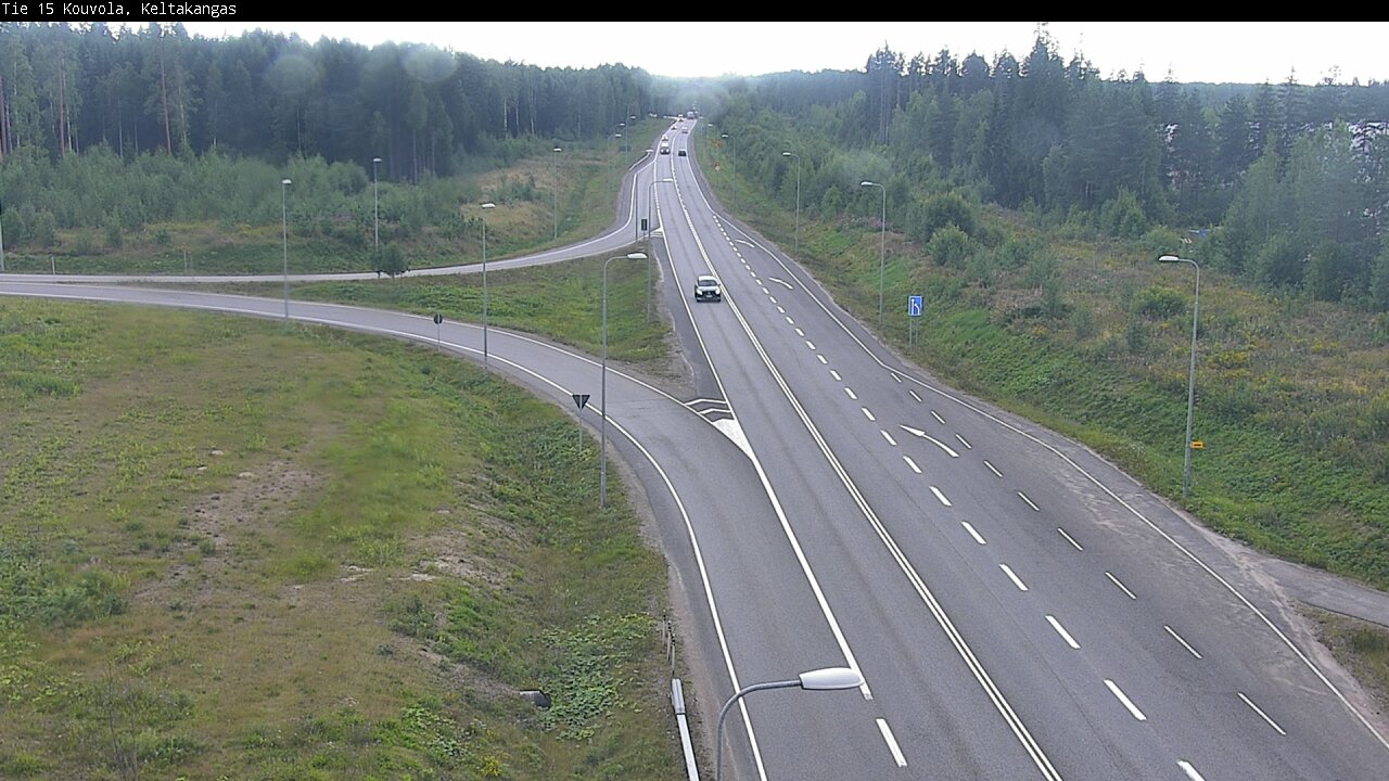 Weather Camera Image Väg 15 Kouvola, Keltakangas, Kouvola, Kymenlaakso