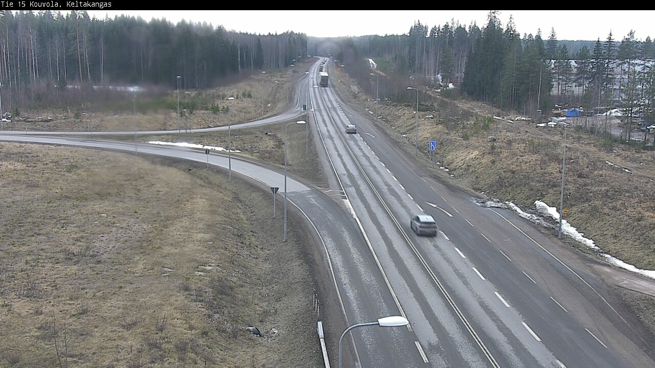 Weather Camera Image Road 15 Kouvola, Keltakangas, Kouvola, Kymenlaakso