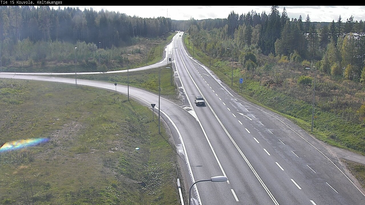Weather Camera Image Road 15 Kouvola, Keltakangas, Kouvola, Kymenlaakso