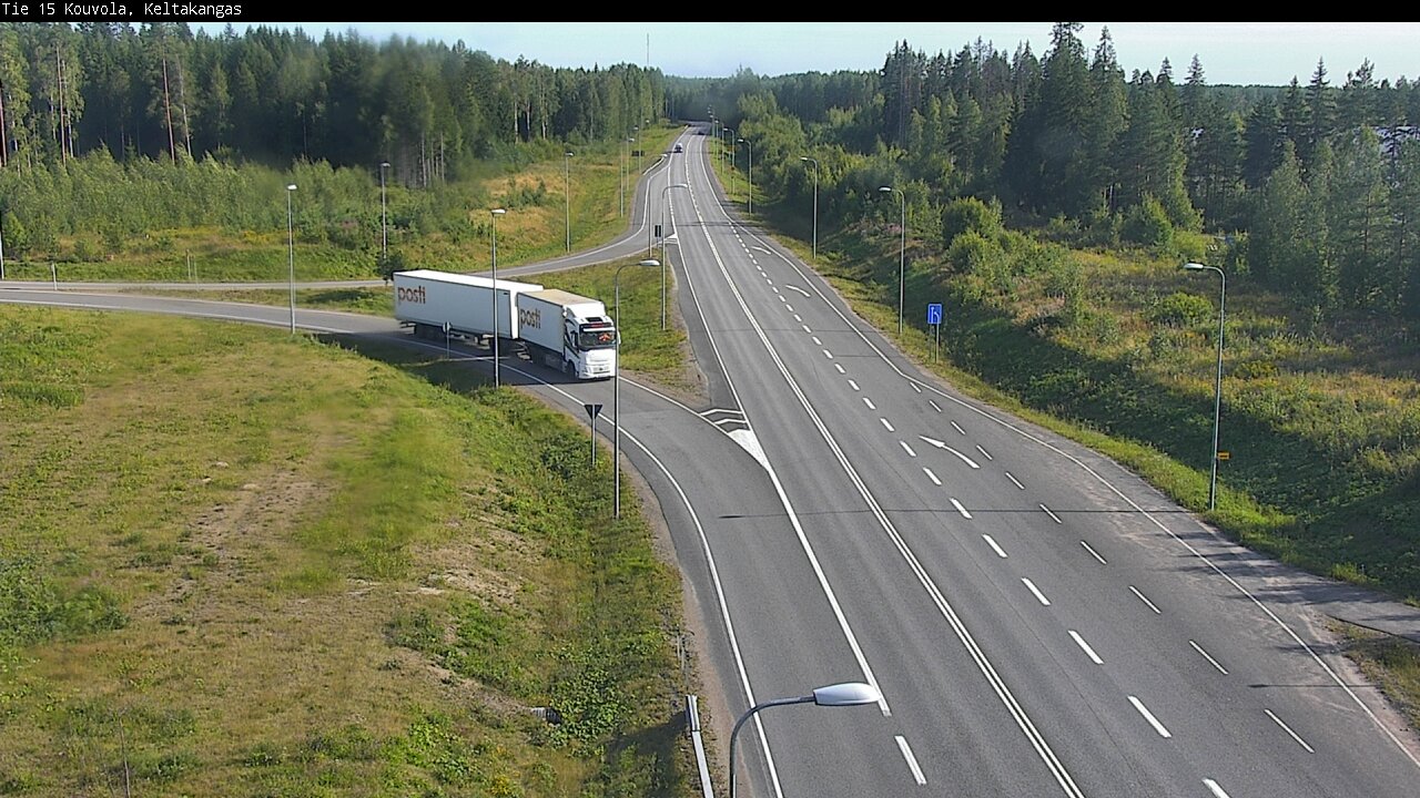 Weather Camera Image Väg 15 Kouvola, Keltakangas, Kouvola, Kymenlaakso