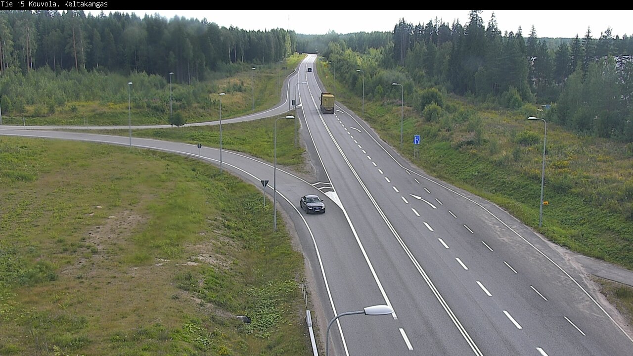 Weather Camera Image Väg 15 Kouvola, Keltakangas, Kouvola, Kymenlaakso