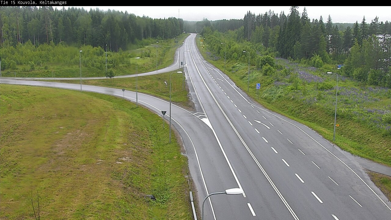 Weather Camera Image Väg 15 Kouvola, Keltakangas, Kouvola, Kymenlaakso