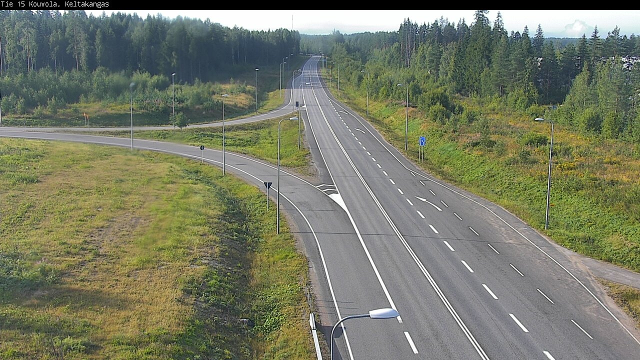 Weather Camera Image Väg 15 Kouvola, Keltakangas, Kouvola, Kymenlaakso