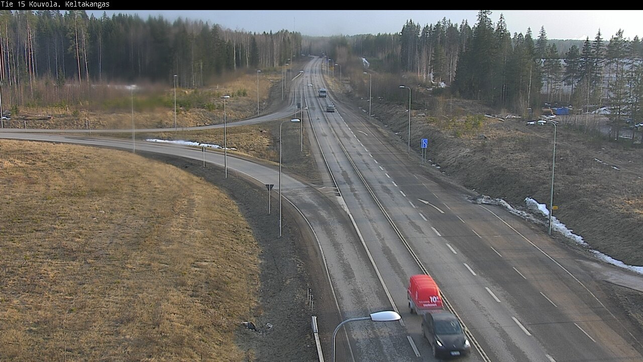 Weather Camera Image Road 15 Kouvola, Keltakangas, Kouvola, Kymenlaakso