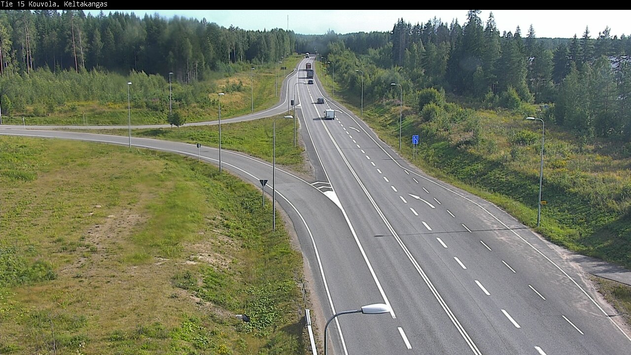 Weather Camera Image Väg 15 Kouvola, Keltakangas, Kouvola, Kymenlaakso