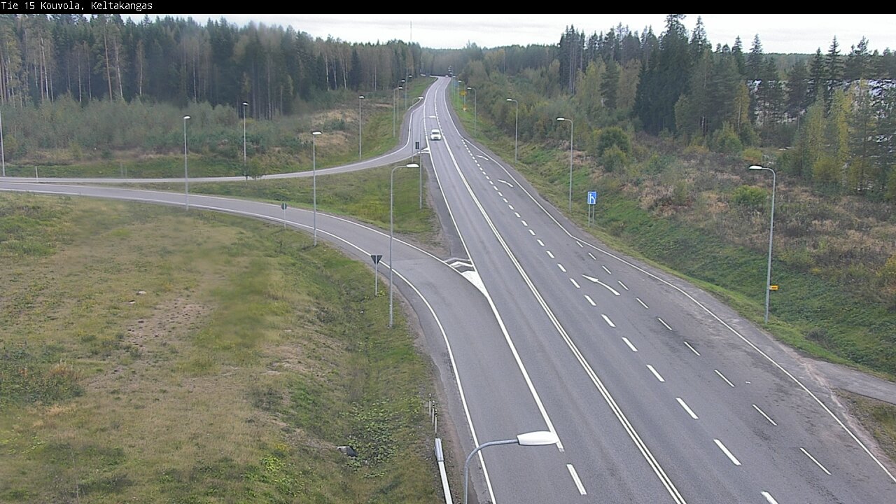 Weather Camera Image Road 15 Kouvola, Keltakangas, Kouvola, Kymenlaakso