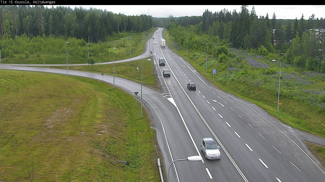 Weather Camera Image Väg 15 Kouvola, Keltakangas, Kouvola, Kymenlaakso