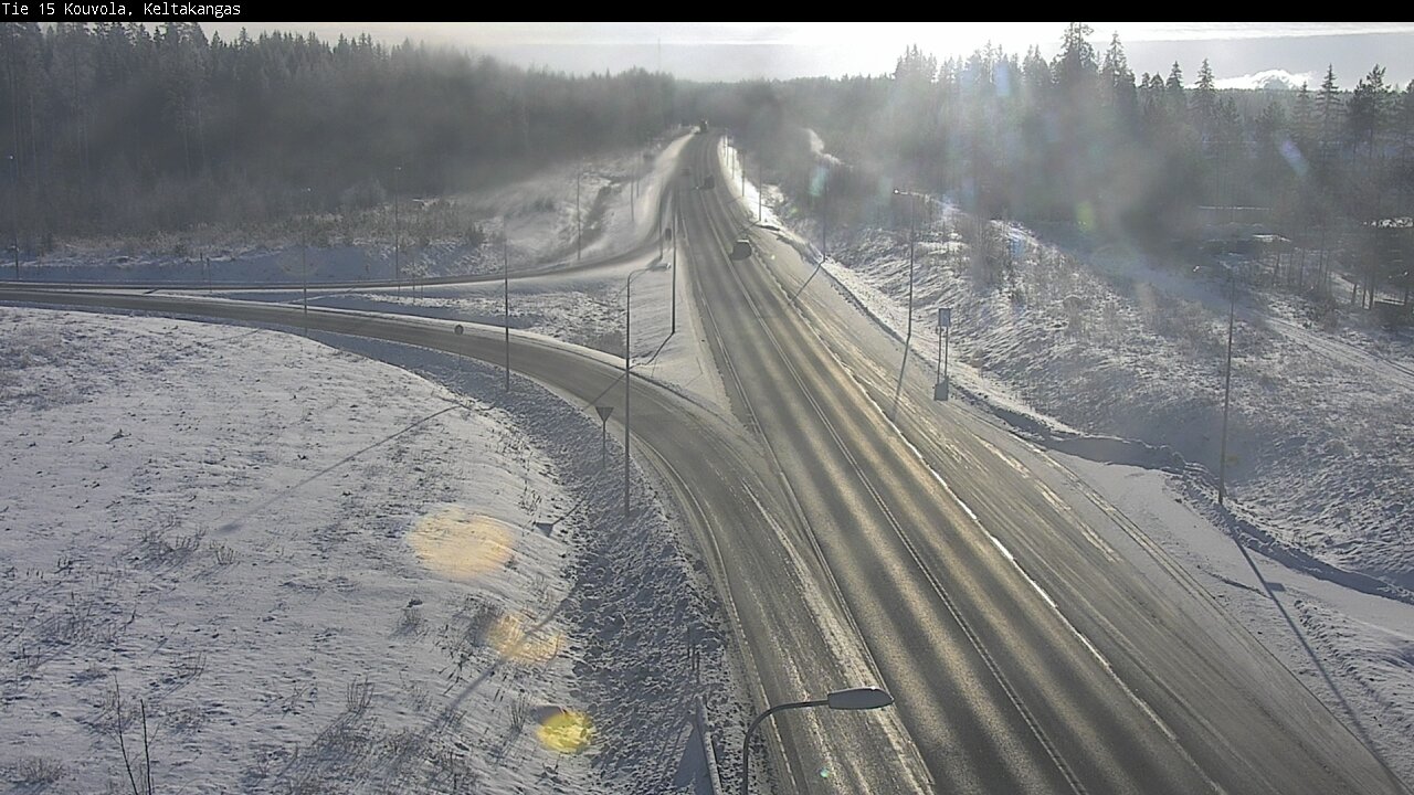 Weather Camera Image Väg 15 Kouvola, Keltakangas, Kouvola, Kymenlaakso