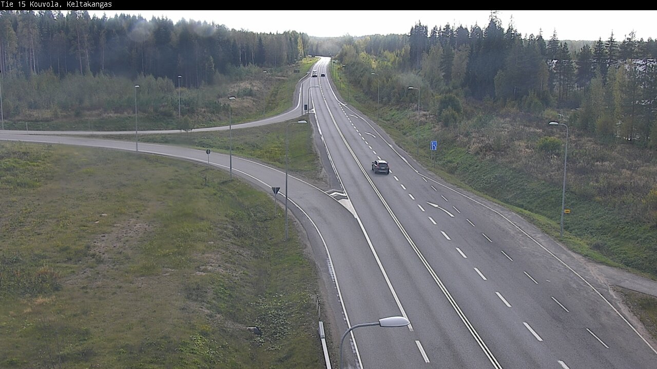Weather Camera Image Road 15 Kouvola, Keltakangas, Kouvola, Kymenlaakso