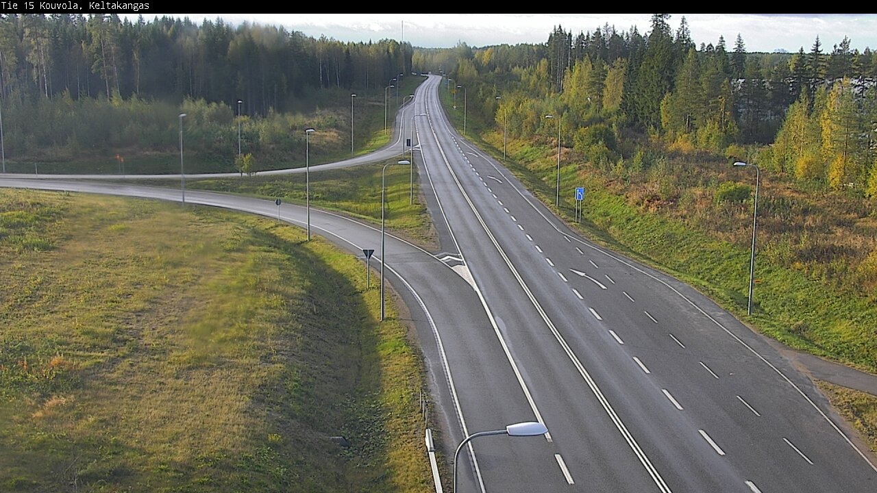 Weather Camera Image Road 15 Kouvola, Keltakangas, Kouvola, Kymenlaakso