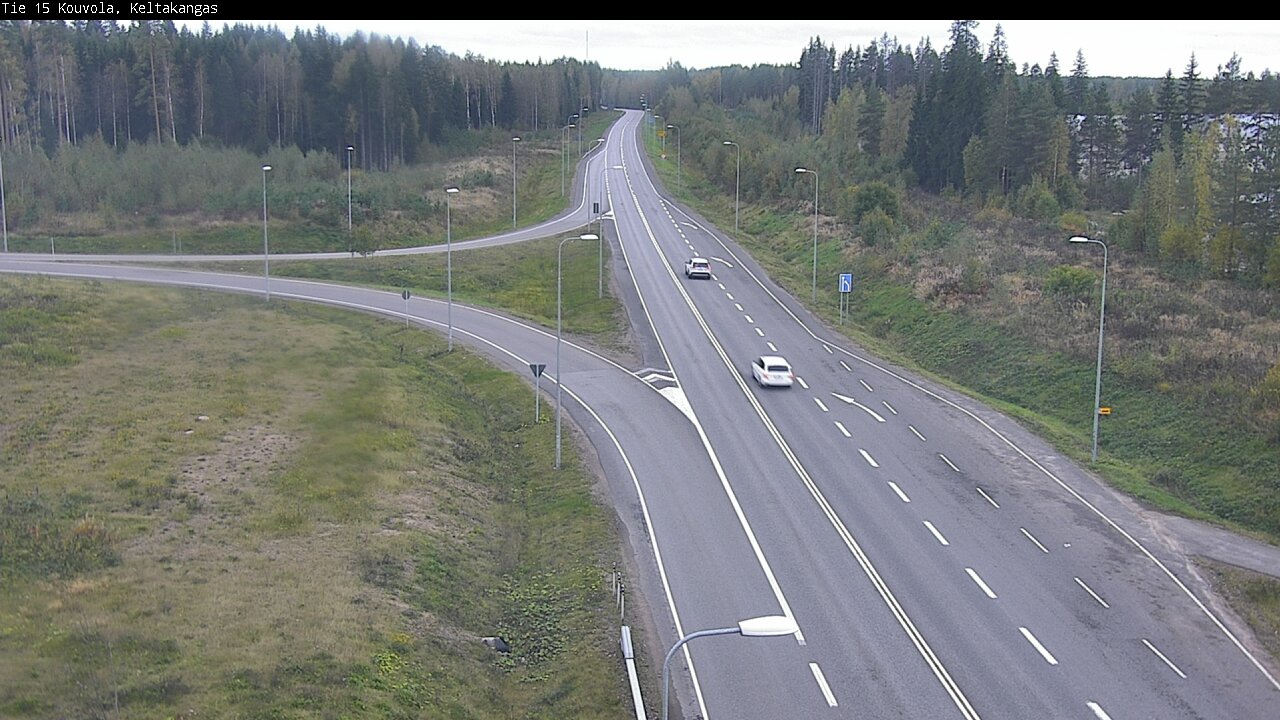 Weather Camera Image Road 15 Kouvola, Keltakangas, Kouvola, Kymenlaakso