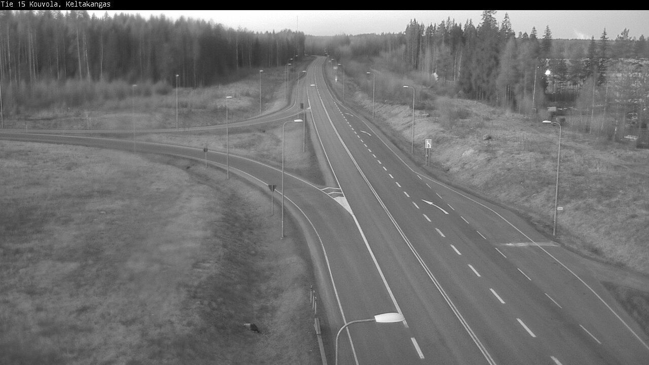 Weather Camera Image Väg 15 Kouvola, Keltakangas, Kouvola, Kymenlaakso