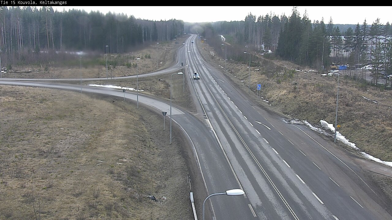 Weather Camera Image Road 15 Kouvola, Keltakangas, Kouvola, Kymenlaakso