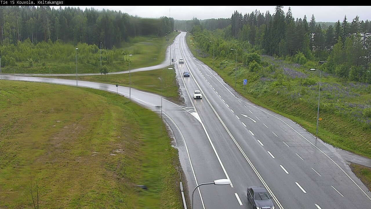 Weather Camera Image Road 15 Kouvola, Keltakangas, Kouvola, Kymenlaakso