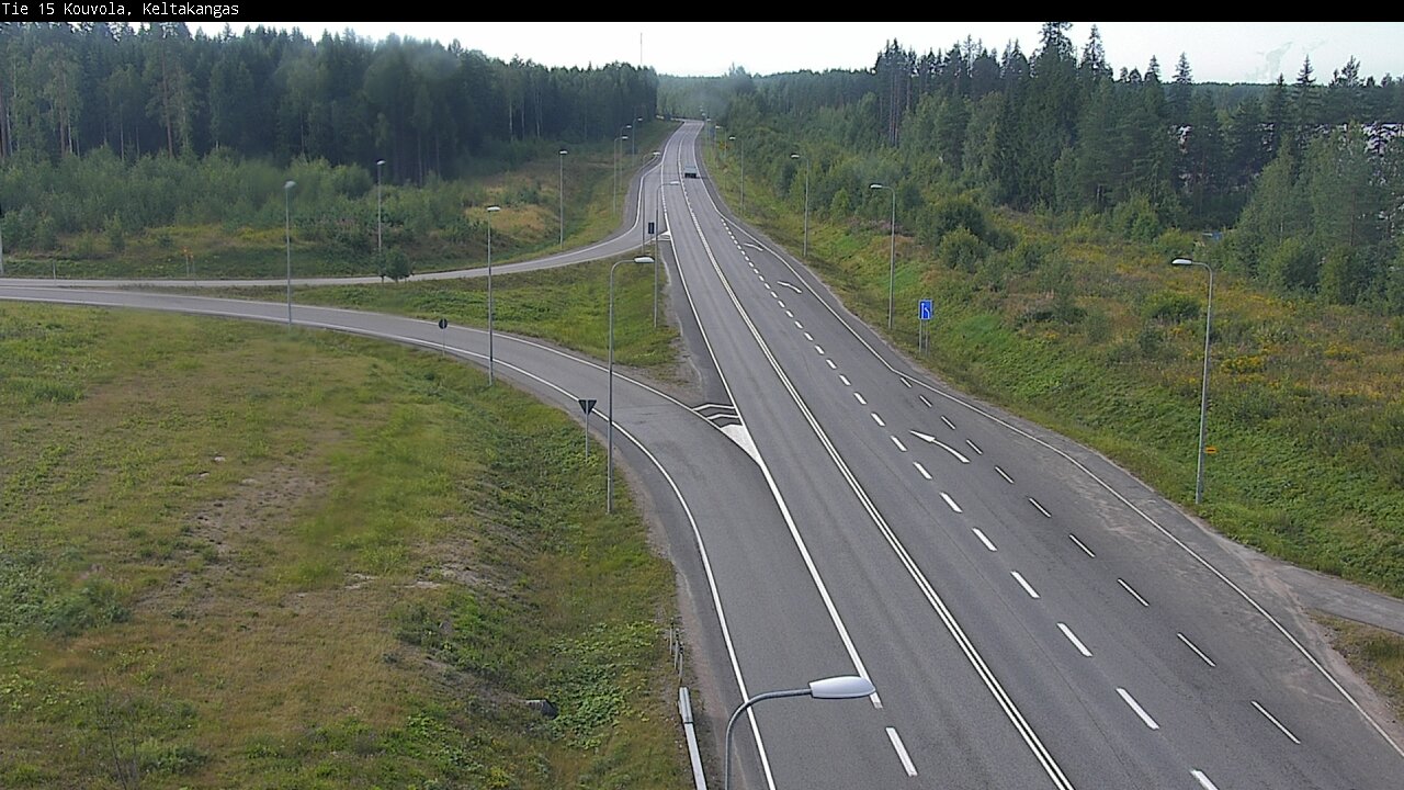 Weather Camera Image Väg 15 Kouvola, Keltakangas, Kouvola, Kymenlaakso