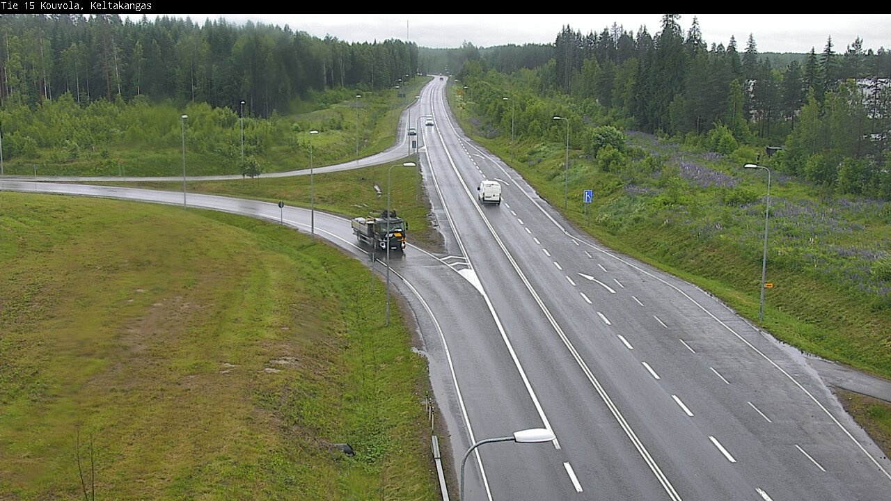 Weather Camera Image Road 15 Kouvola, Keltakangas, Kouvola, Kymenlaakso