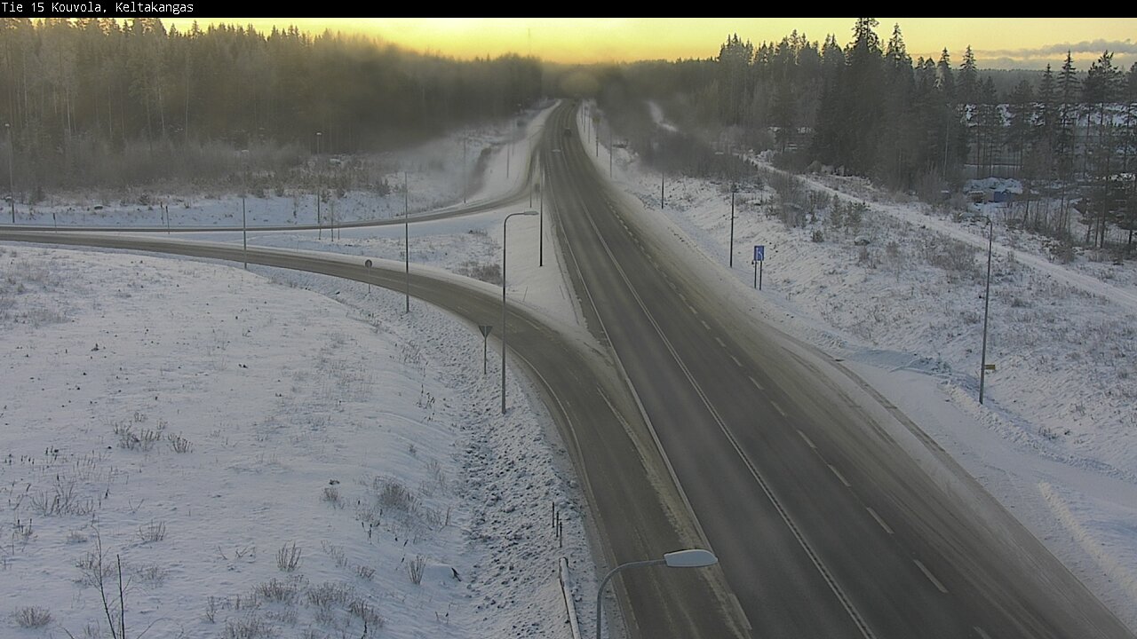 Weather Camera Image Road 15 Kouvola, Keltakangas, Kouvola, Kymenlaakso