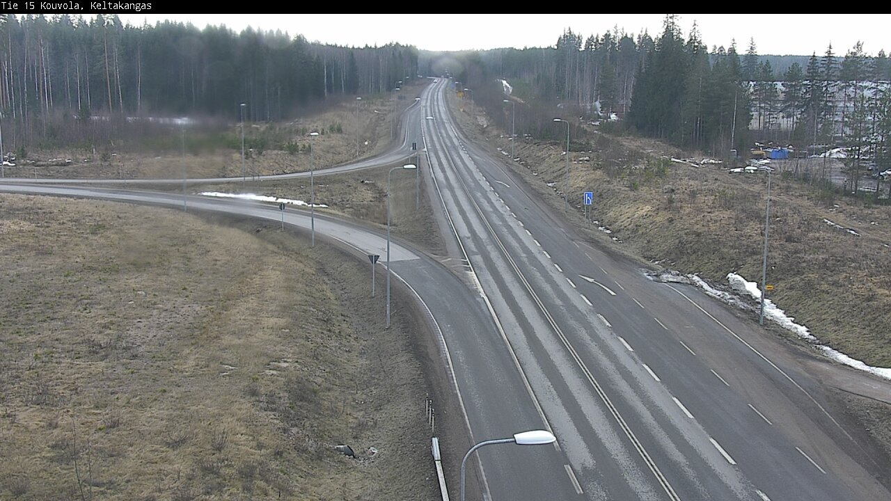Weather Camera Image Road 15 Kouvola, Keltakangas, Kouvola, Kymenlaakso