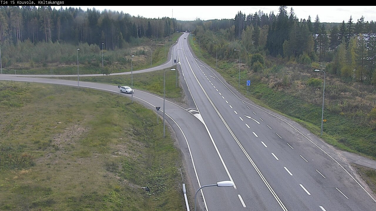 Weather Camera Image Road 15 Kouvola, Keltakangas, Kouvola, Kymenlaakso