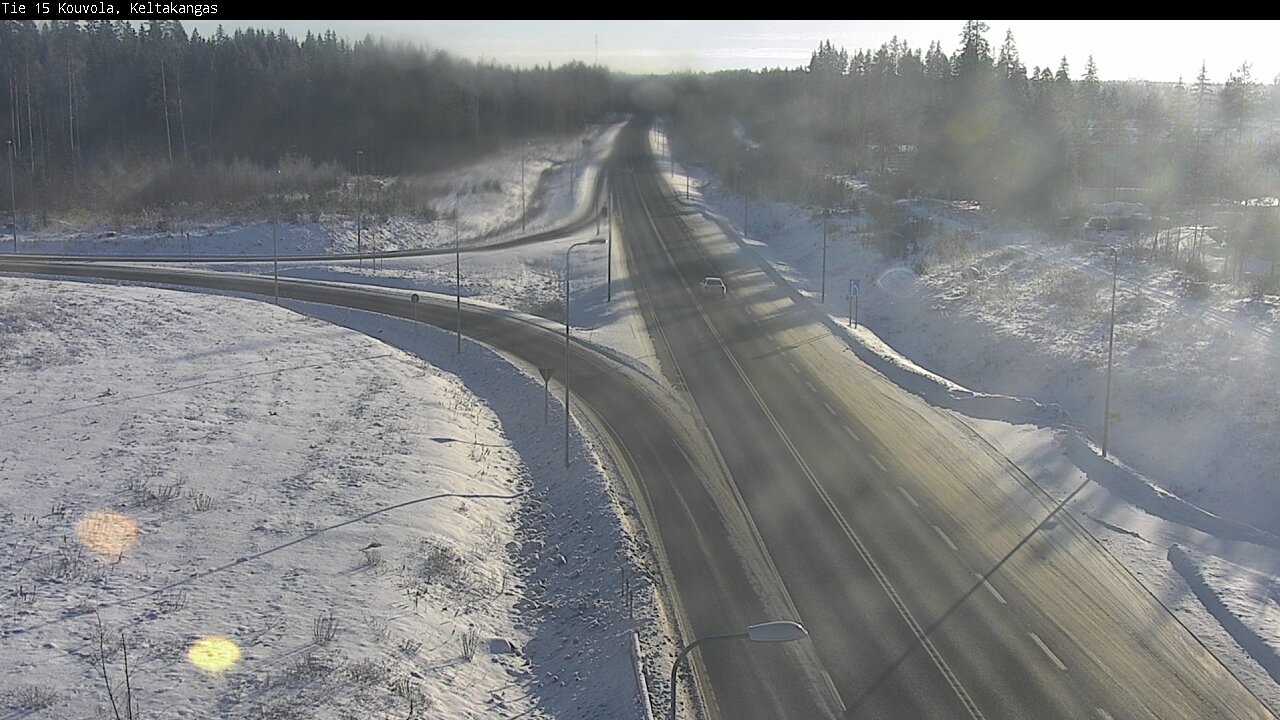 Weather Camera Image Väg 15 Kouvola, Keltakangas, Kouvola, Kymenlaakso