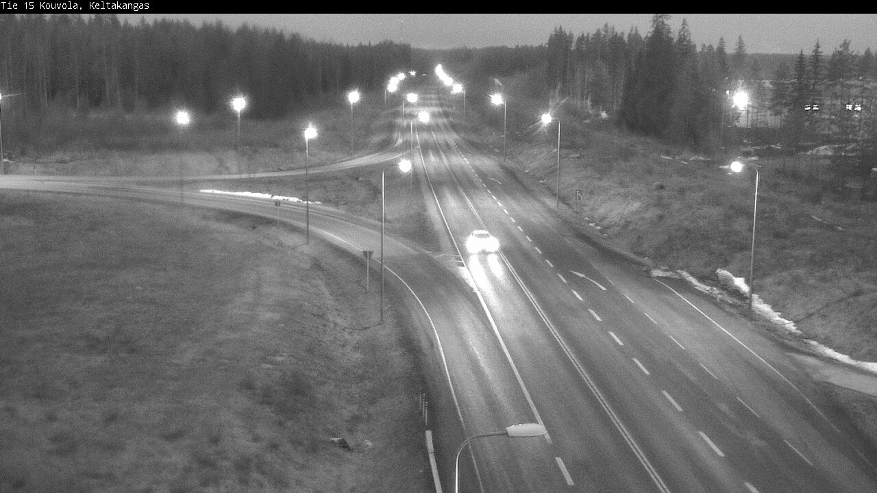 Weather Camera Image Road 15 Kouvola, Keltakangas, Kouvola, Kymenlaakso